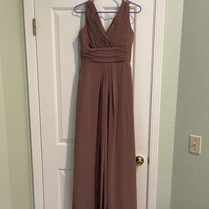 Like new. Bill Levkoff Taupe Formal, Bridesmaid Dress 10